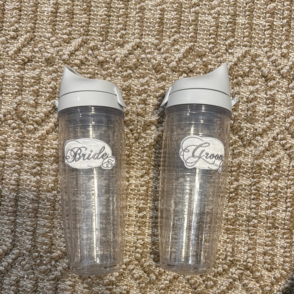 Bride and Groom Tumbler Set